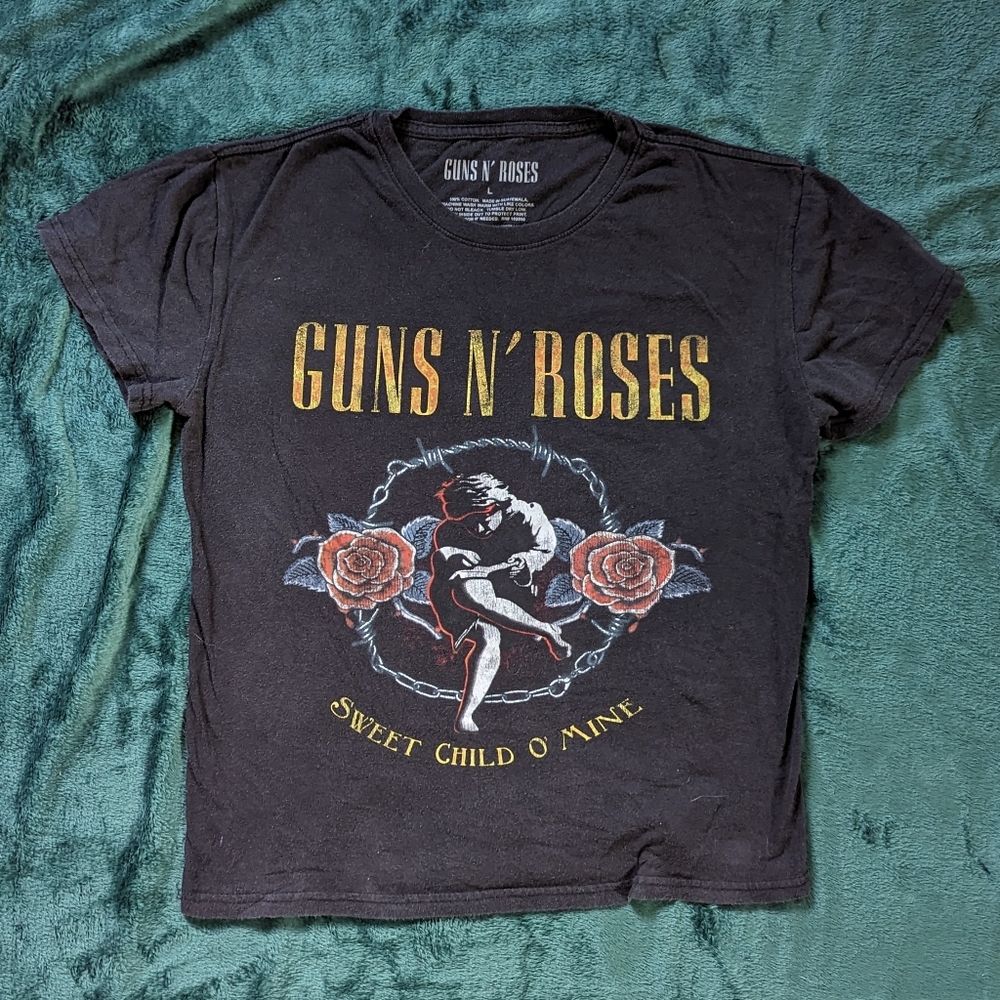 Guns and Roses Band tee black - Large